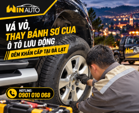 Vá Vỏ, Thay Bánh Sơ Cua Ô Tô Lưu Động Đêm Khẩn Cấp Tại Đà Lạt