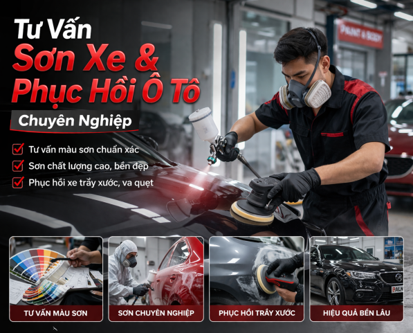 Tư Vấn Sơn Xe & Phục Hồi Ô Tô Chuyên Nghiệp