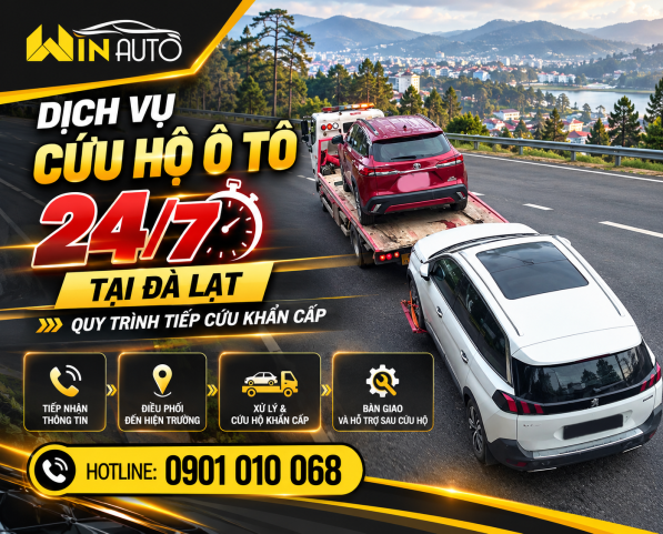 Dịch Vụ Cứu Hộ Ô Tô 24/7 Tại Đà Lạt: Quy Trình Tiếp Cứu Khẩn Cấp
