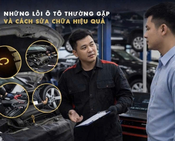 Những Lỗi Ô Tô Thường Gặp Và Cách Xử Lý