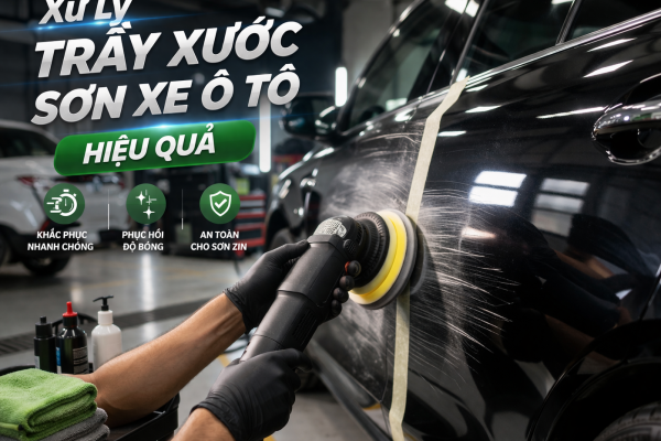Xử Lý Trầy Xước Sơn Xe Ô Tô Hiệu Quả