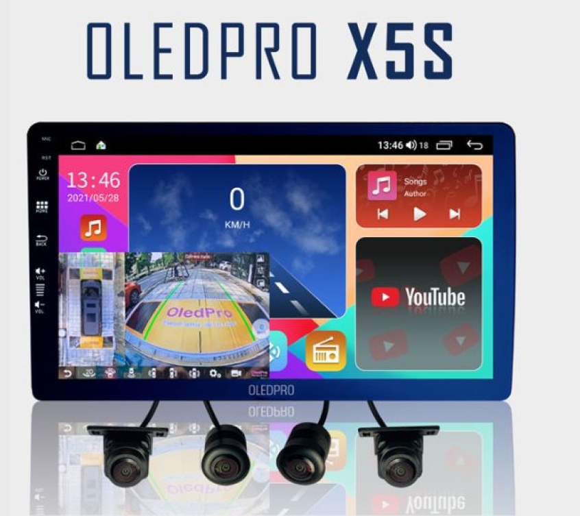 Màn Hình Android OledPro X5S New Liền Camera 360: Giải Pháp "All-In-One" Hoàn Hảo Cho Xế Cưng