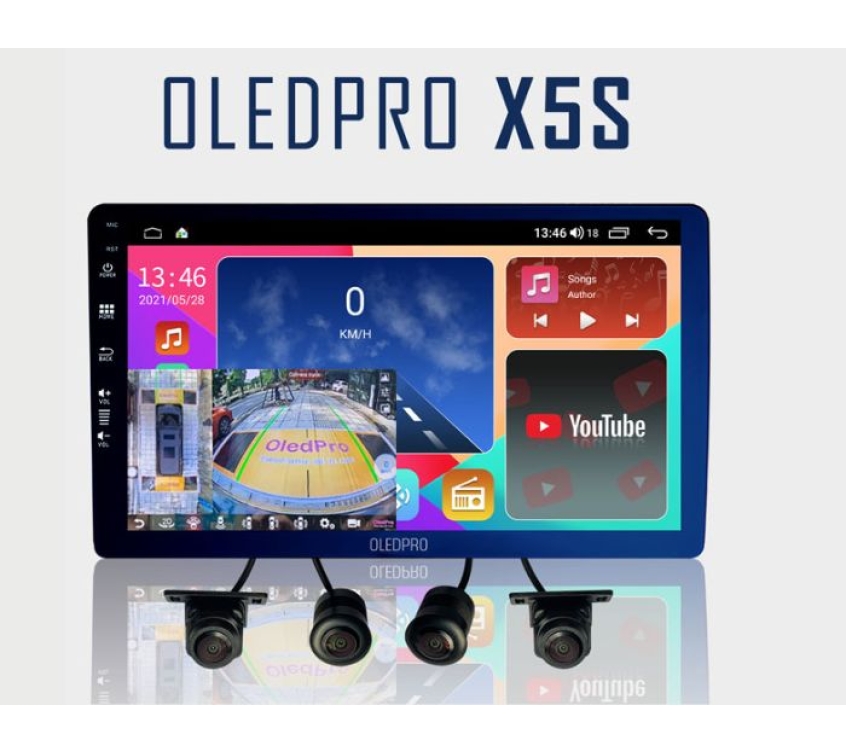 Màn Hình Android OledPro X5S New Liền Camera 360