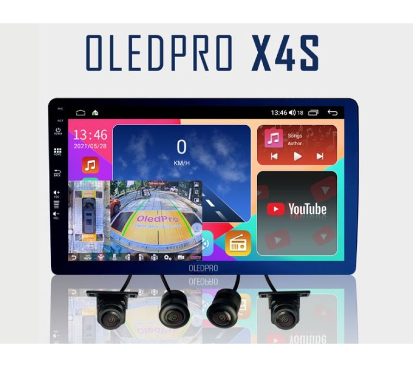 Màn Hình Liền Camera 360 OledPro X4S Cao Cấp: Đỉnh Cao Công Nghệ Cho "Xế Cưng"