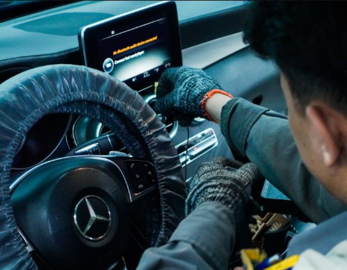 WinAuto kiểm tra ô tô trước khi thực hiện việc lắp đặt
