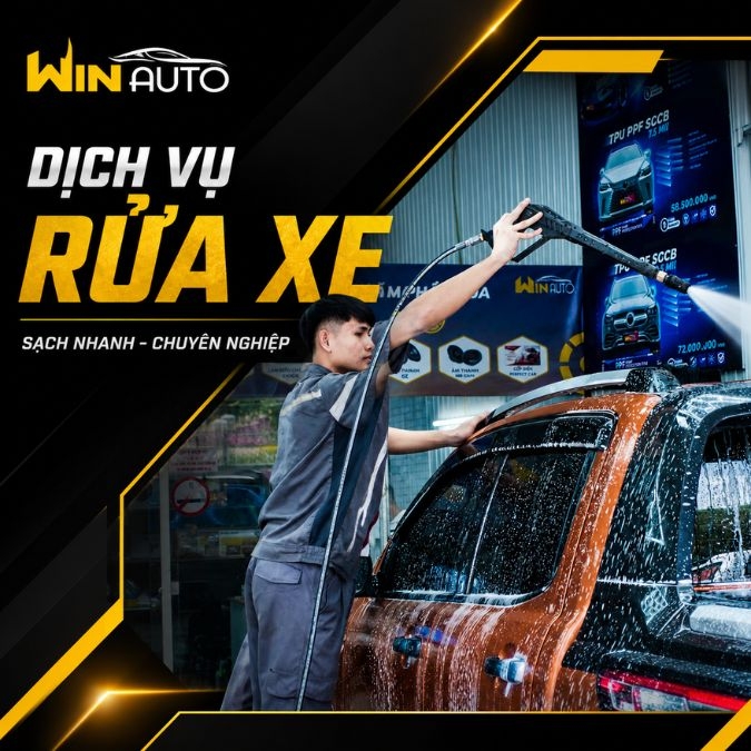 Dịch Vụ Rửa Xe (Wash, Detail Wash, King Wash)