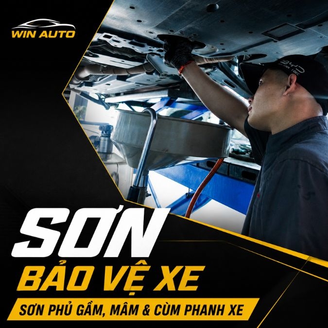Sơn Bảo Vệ Xe - Sơn Phủ Gầm, Mâm & Cùm Phanh Xe 